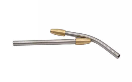 Dysza pistoletu spawalniczego M5 o wysokości 15 mm Dysza podawania drutu kalibru 1 mm