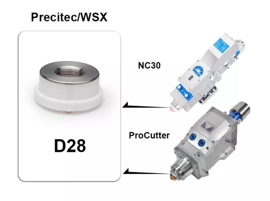 Precitec RayTools Pierścień ceramiczny do lasera światłowodowego D28mm Ceramiczny uchwyt dyszy